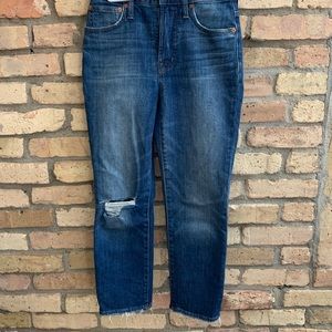 Madewell perfect vintage crop jean